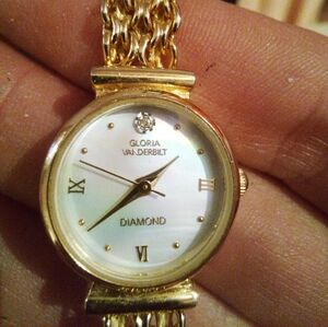 Gold & Diamond Gloria Vanderbilt Watch